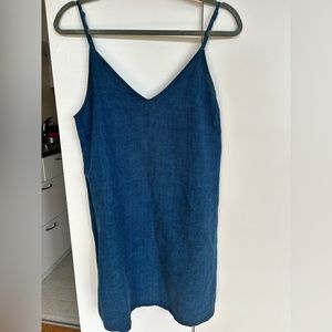 Wilfred Free Denim Slip Dress